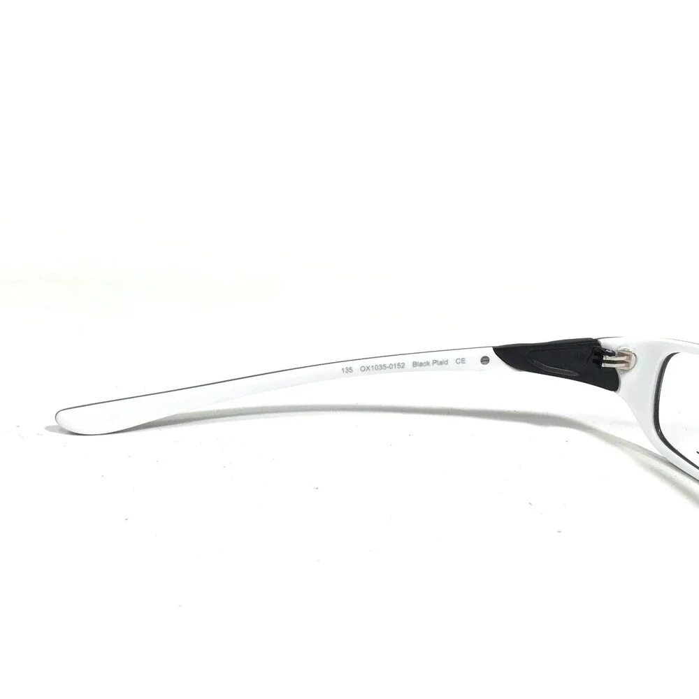 Oakley Eyeglasses Frames Scarf OX1035-0152 Black Plaid Gray White 52-15-135